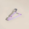 A simple and elegant Nordic-style bright purple hanger for home use, with a load-bearing, anti-slip and multi-functional design details Picture